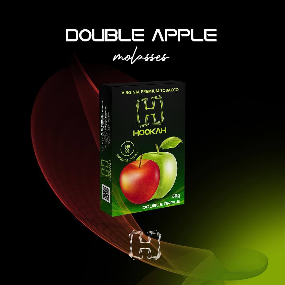 Tutun de narghilea H hookah Double Apple #01