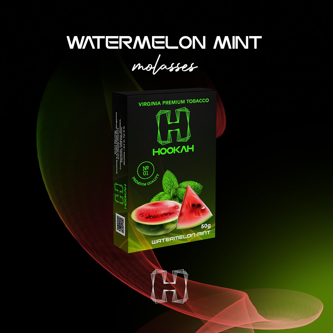Tutun de narghilea H hookah Watermelon mint #04