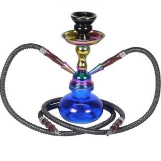 Narghilea – Sinai/Rainbow Blue/Albastru 25cm – 445011
