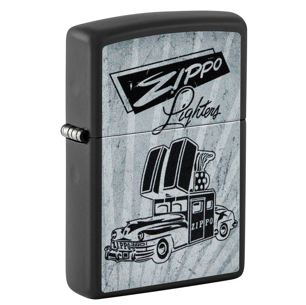 48572 218 Zippo Car Ad Design