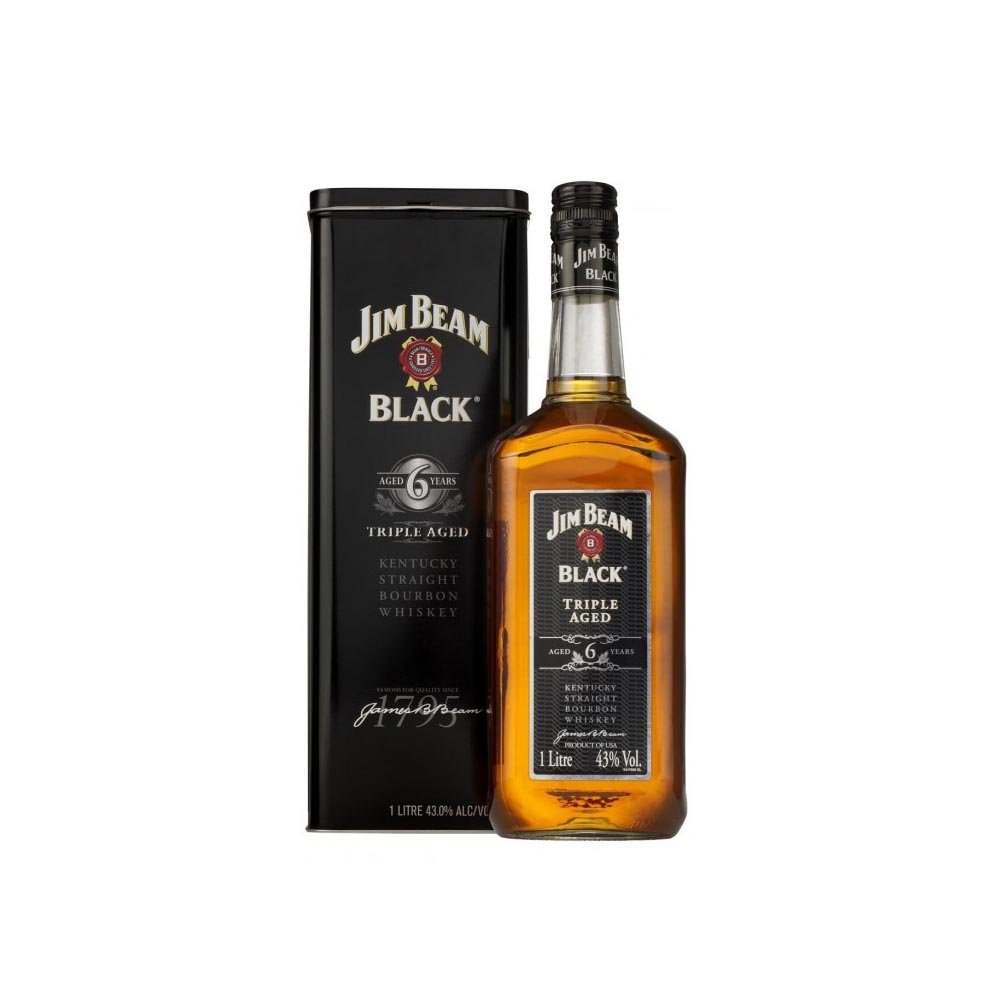 Bourbon Jim Beam Black 6 Y.O.  1 l