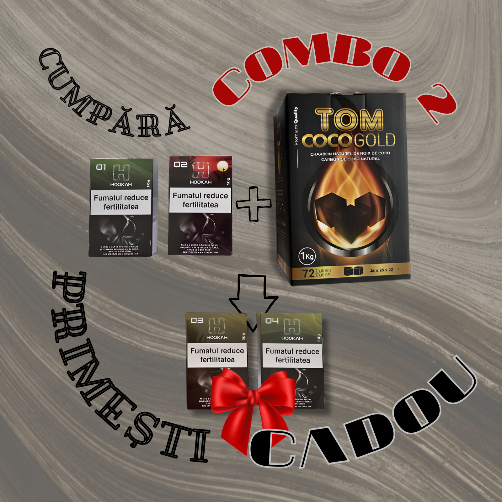 Tabacco Combo Pack pentru Narghilea – 2
