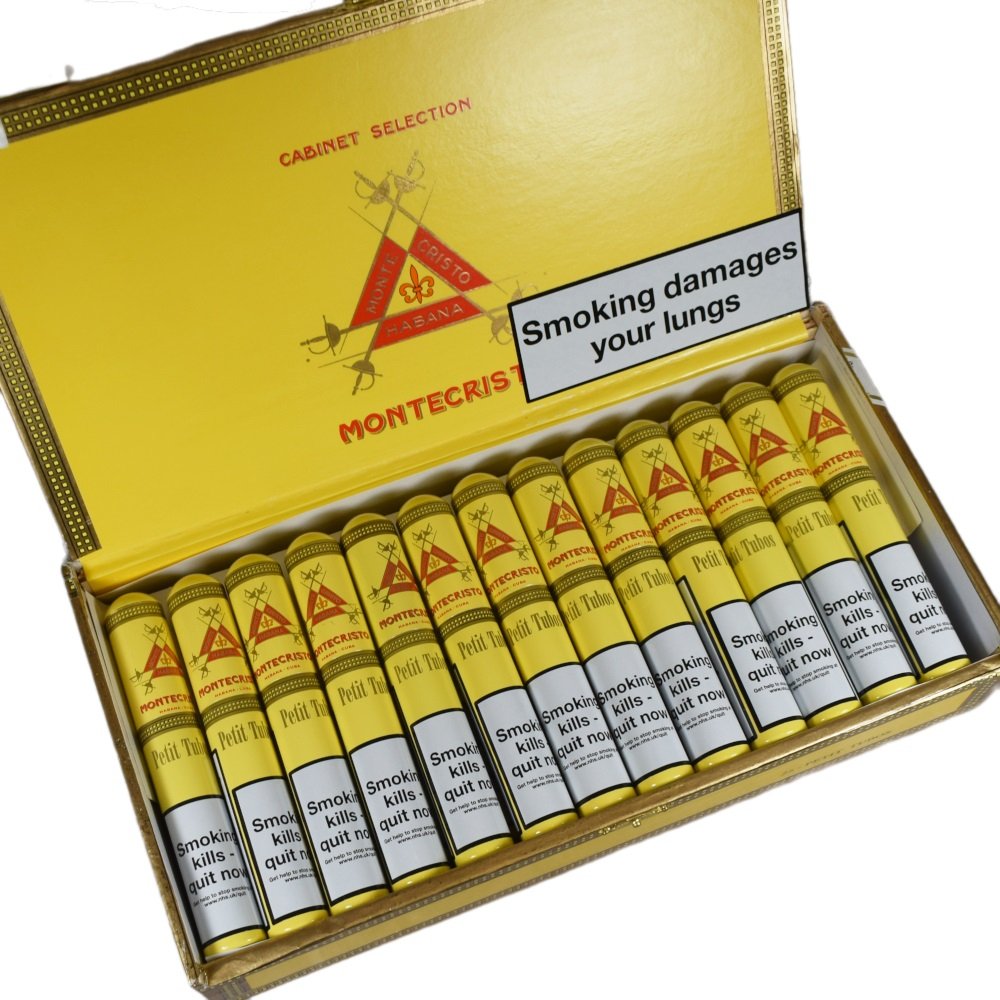 Trabucuri Montecristo Petit Tubos 10