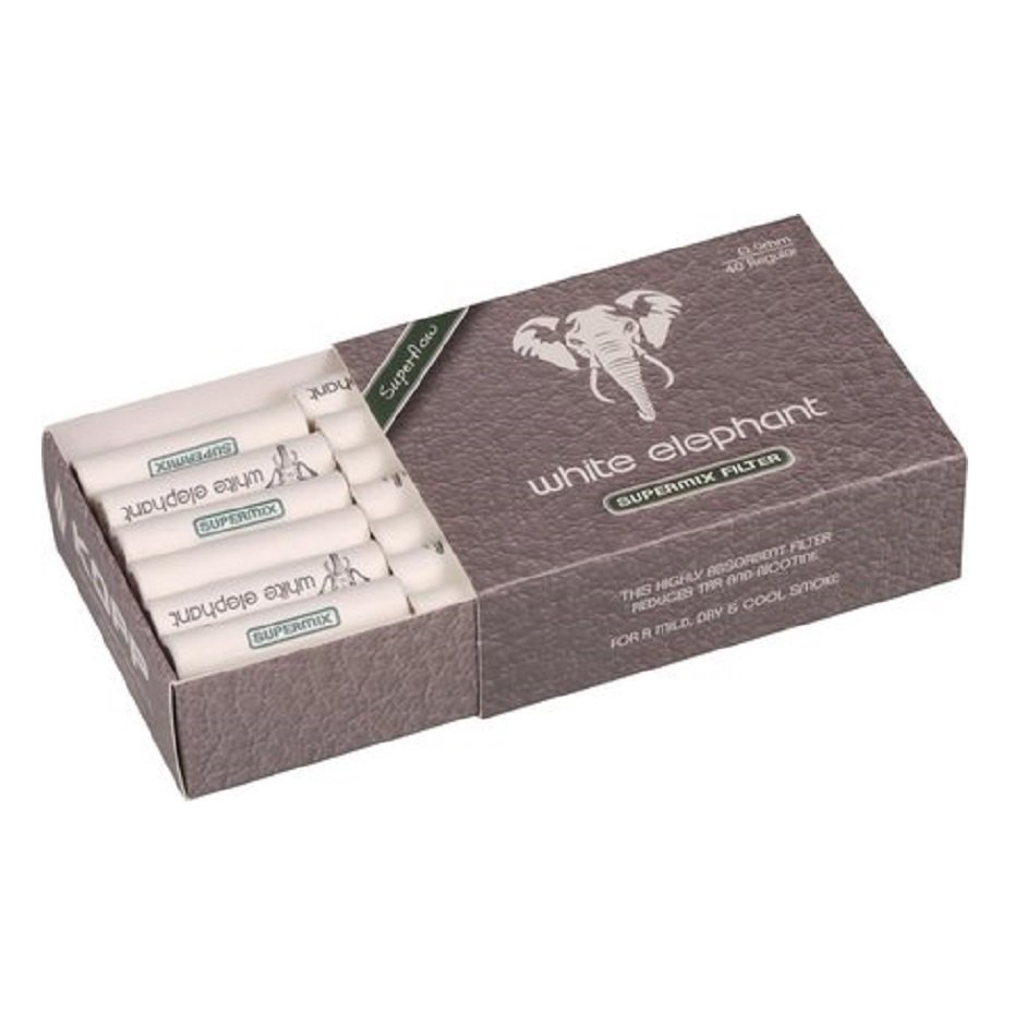 Filtre pentru pipă White Elephant Supermix
