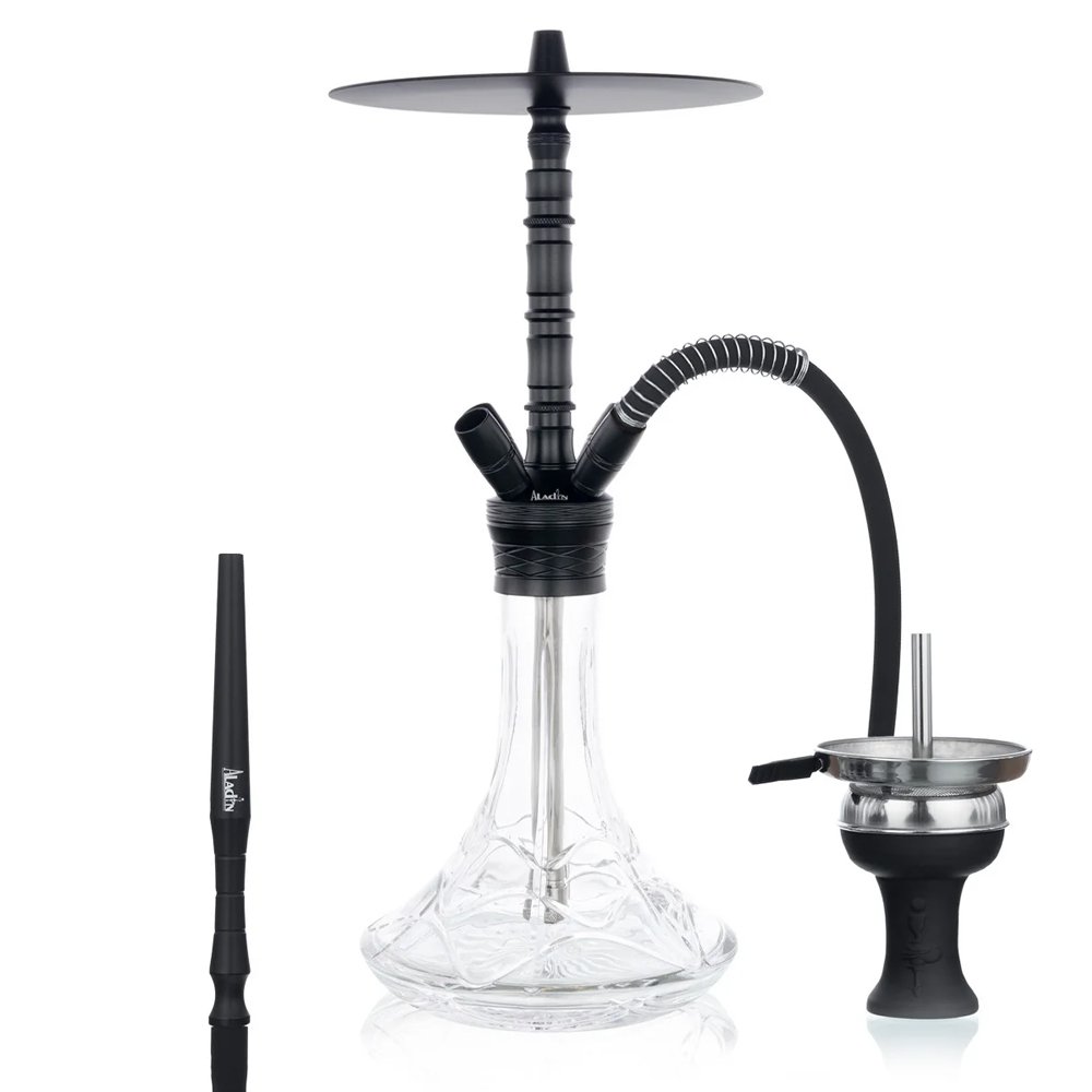 Narghilea Aladin Alux – M7 – Black 53 cm