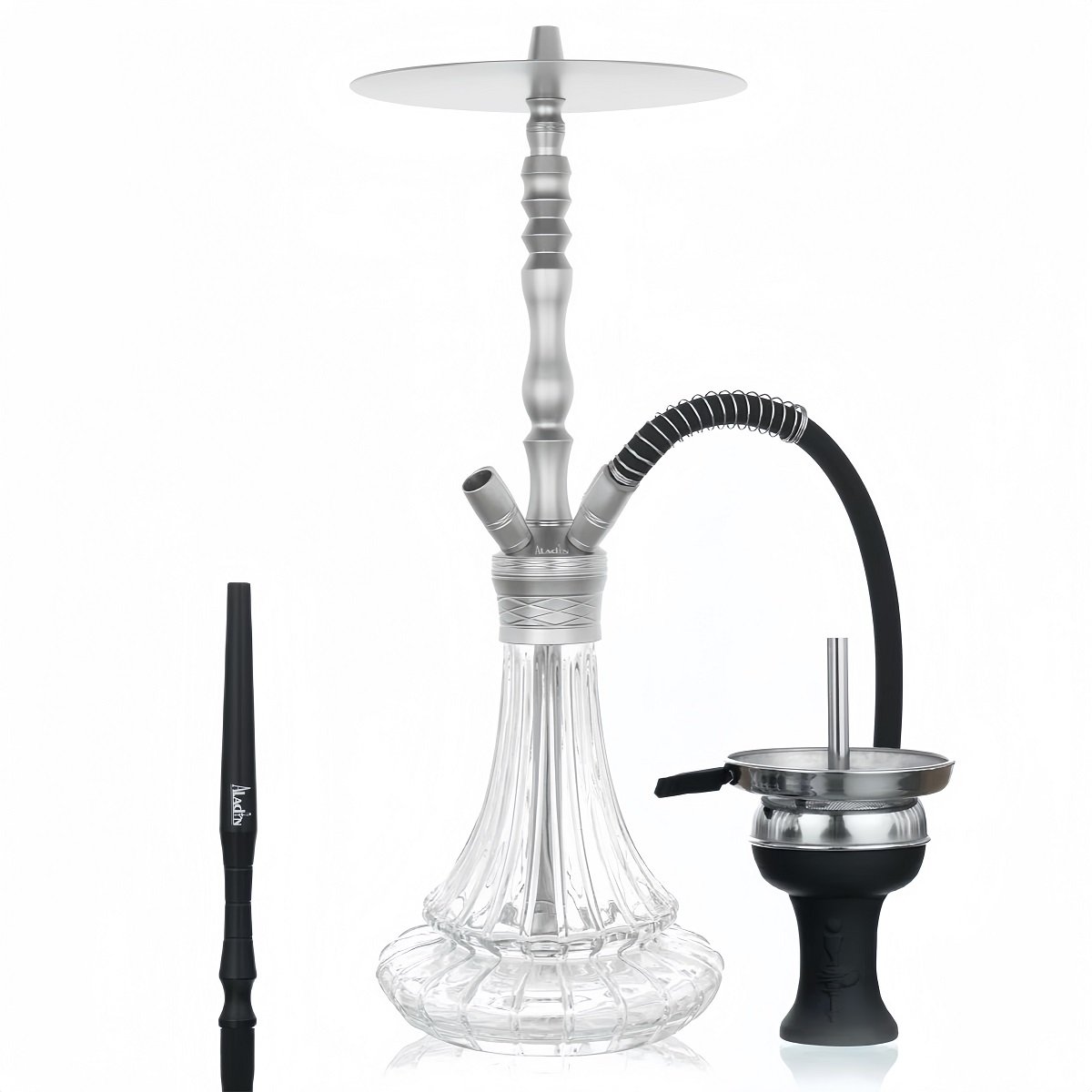 Narghilea Aladin Alux – M8 – Silver 58cm