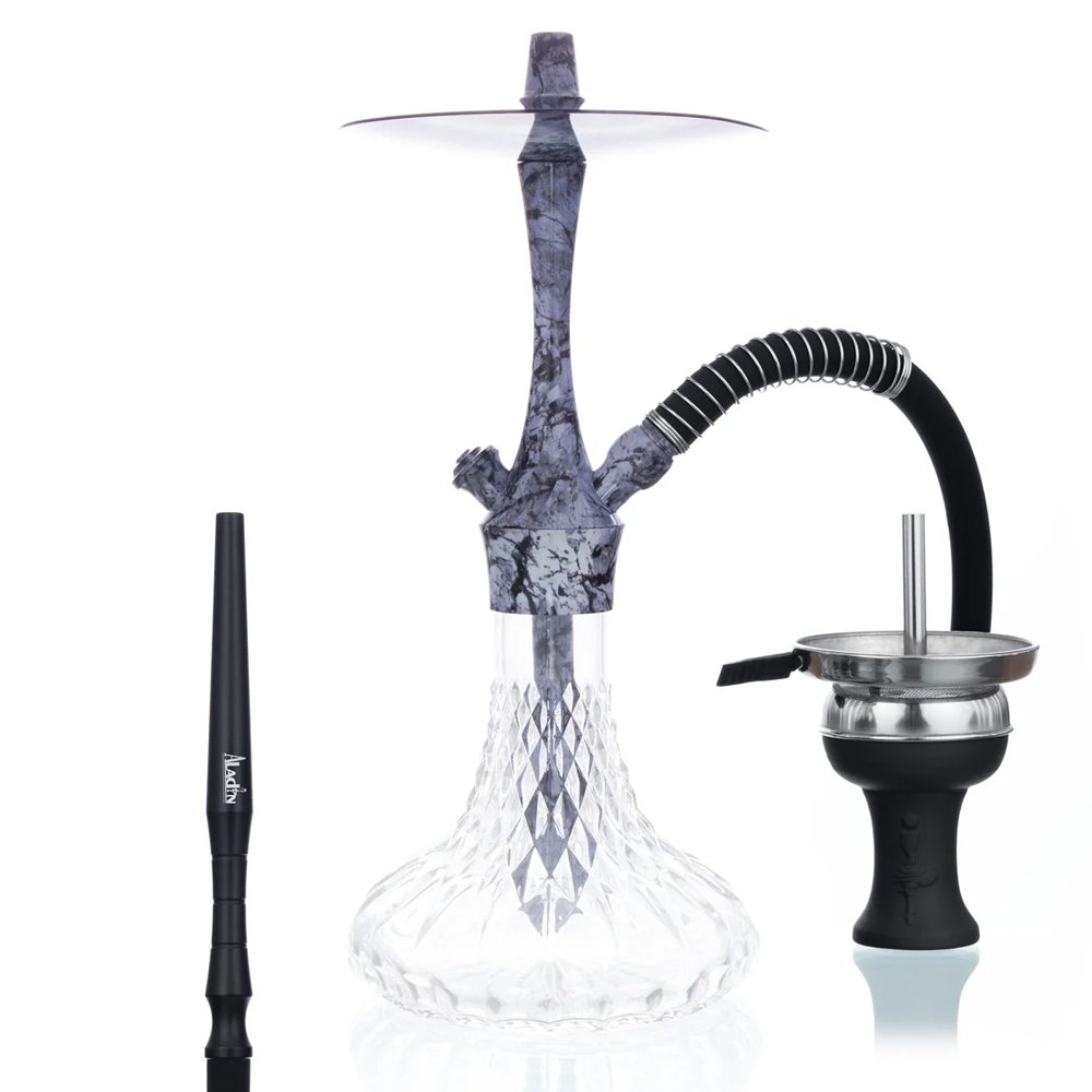 Narghilea Aladin Alux 380 – Marmor White 38 cm