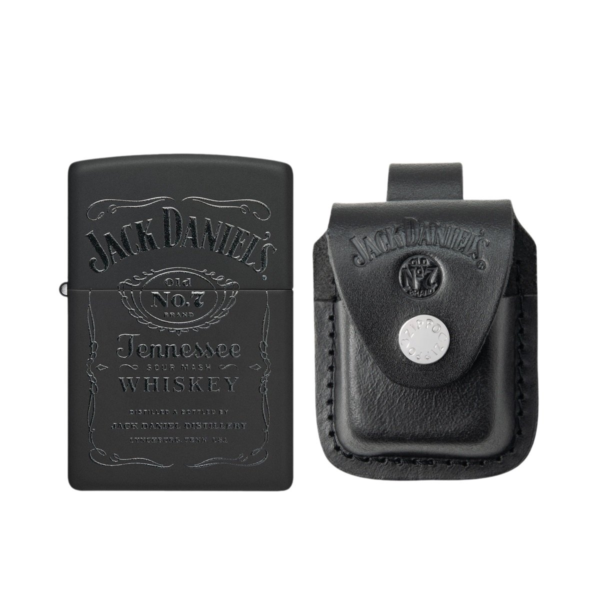 Gift Set brichetă + husă 48460 218 Zippo Jack Daniel’s and Pouch