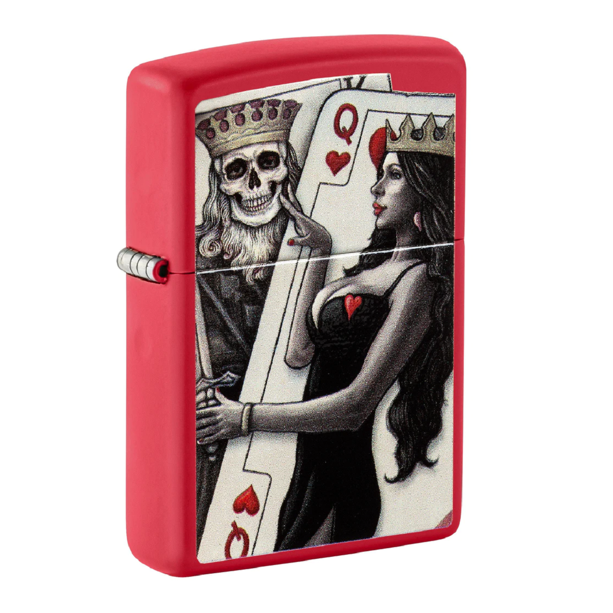 48624 233 Zippo Skull King Queen Beauty