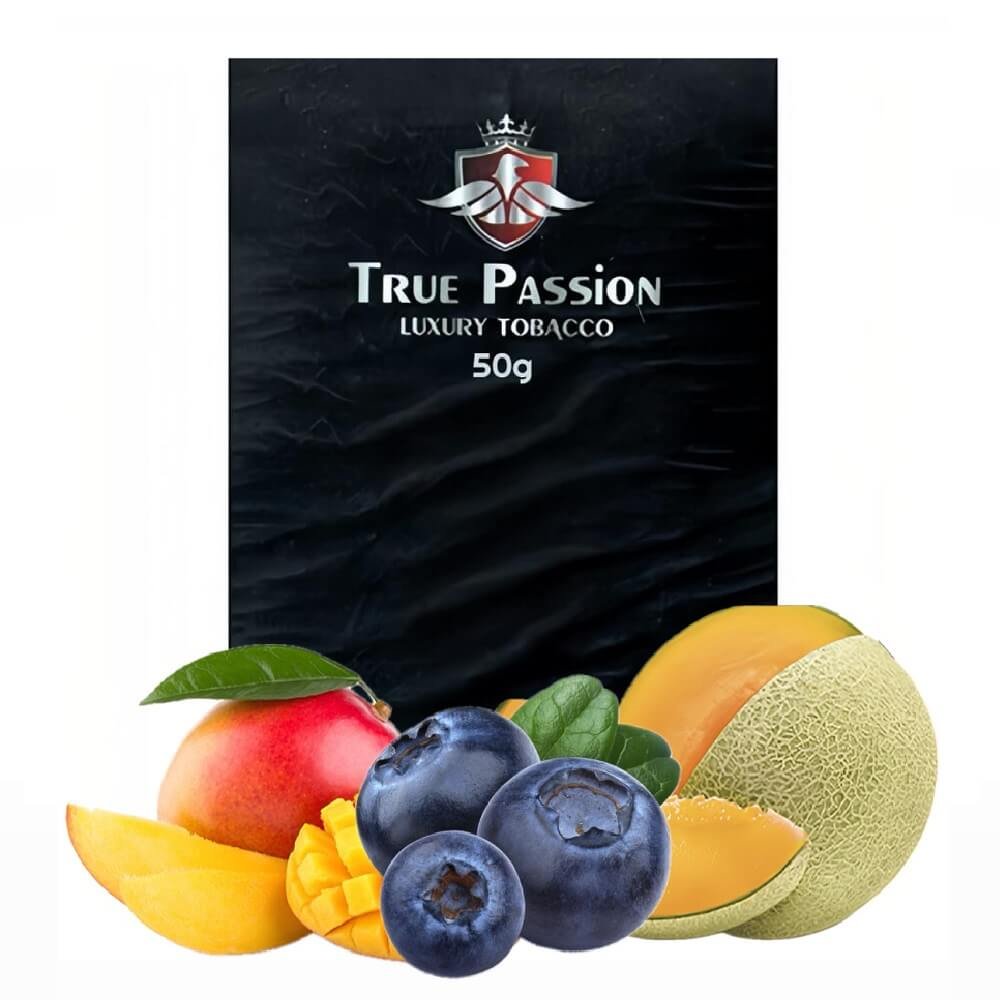Tutun pentru narghilea True Passion – Blueberry mango melon 50g