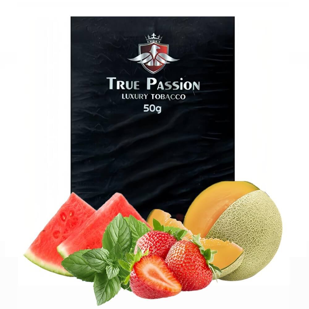 Tutun pentru narghilea True Passion – Watermelon melon strawberry mint 50g