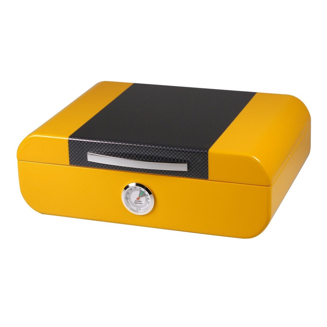 Humidor pentru trabucuri Yellow Carbon – 561462