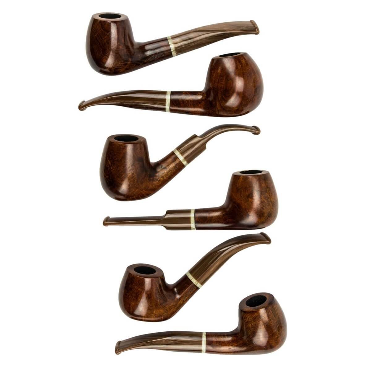 Pipă Jean Claude în asortiment Gold-brown 402310