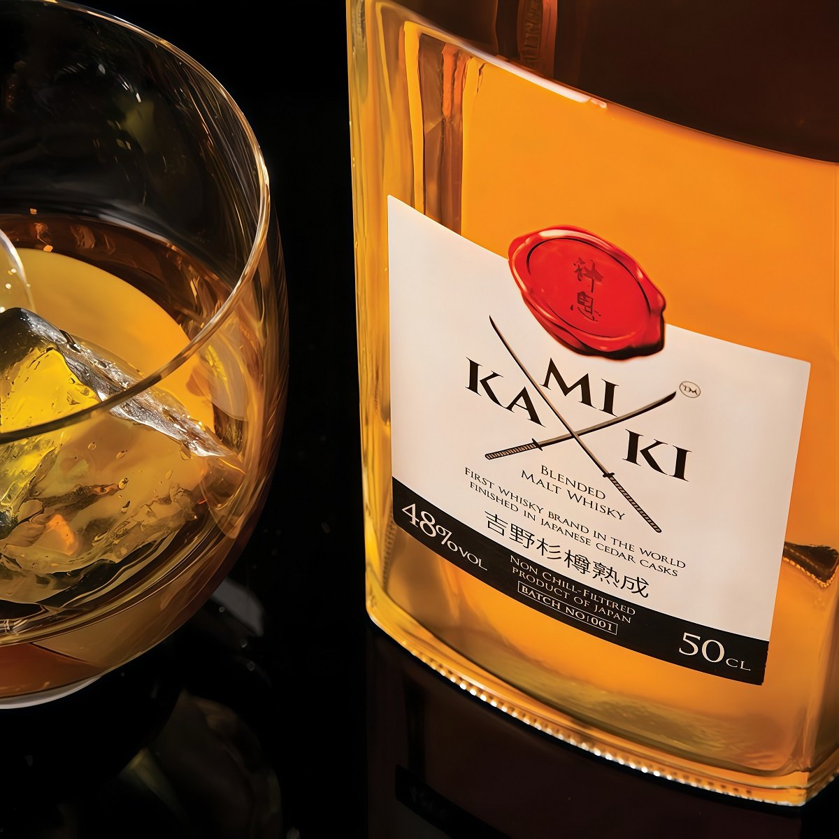 Whisky Japanese Kamiki Blended Malt 0,5l