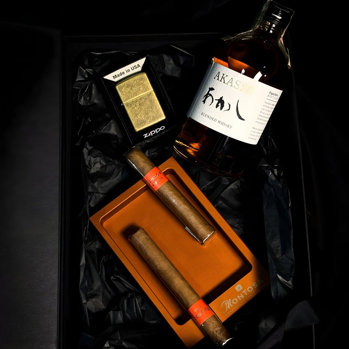 Gift Box Akashi + Zippo + Montosa