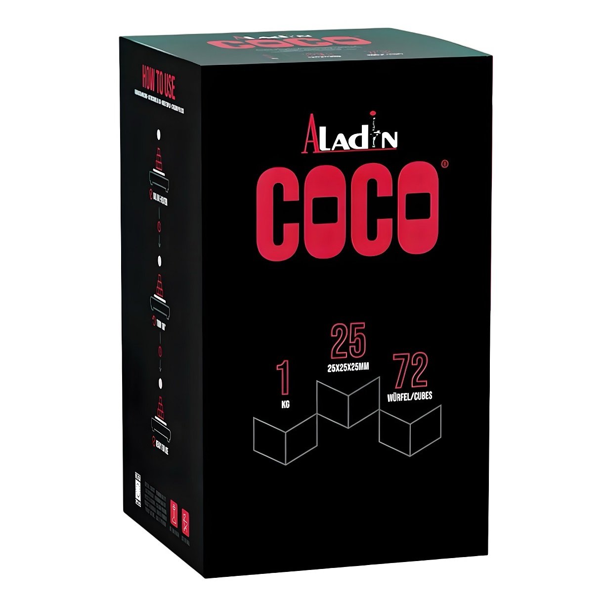 Cărbune natural Aladin Coco 1kg
