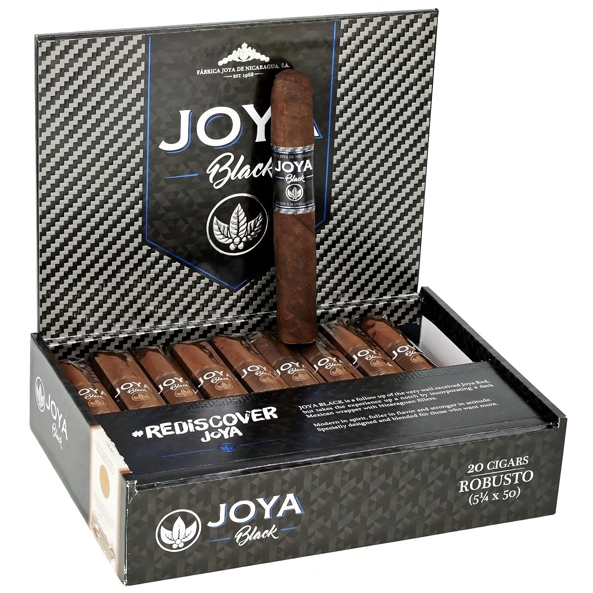 Trabucuri JDN Joya Black Robusto 20