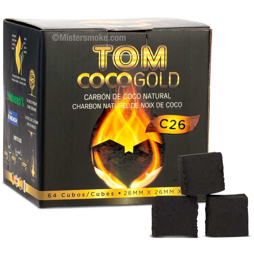 Cărbuni pentru narghilă Tom Cococha Gold 1 kg