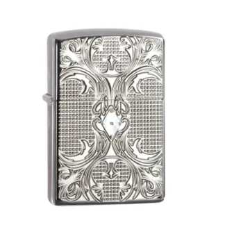 Zippo Cristal Lattice Armor Black Ice 28956