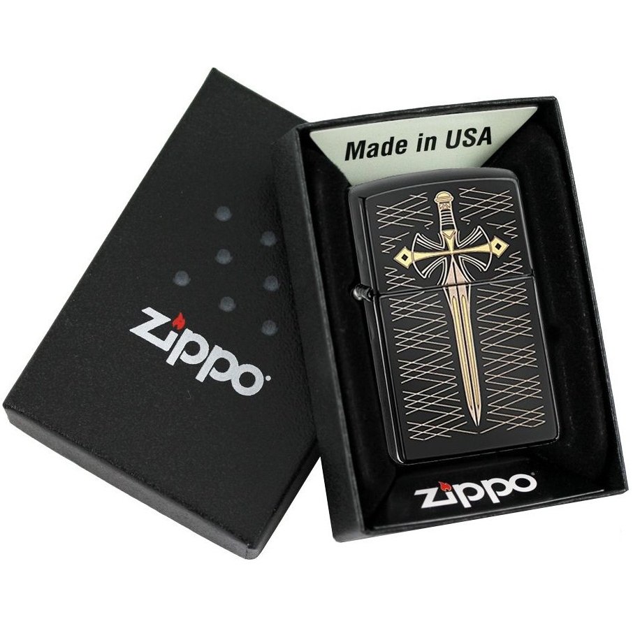 Zippo Dagger Black Ice Windproof 28799