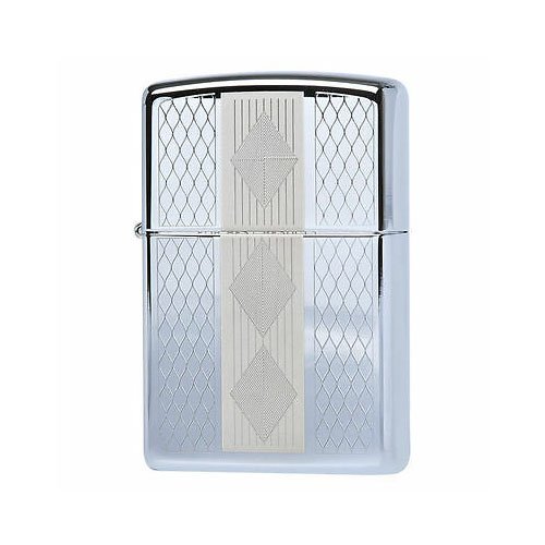 Zippo Diamond Grill High Polish Chrome 29424