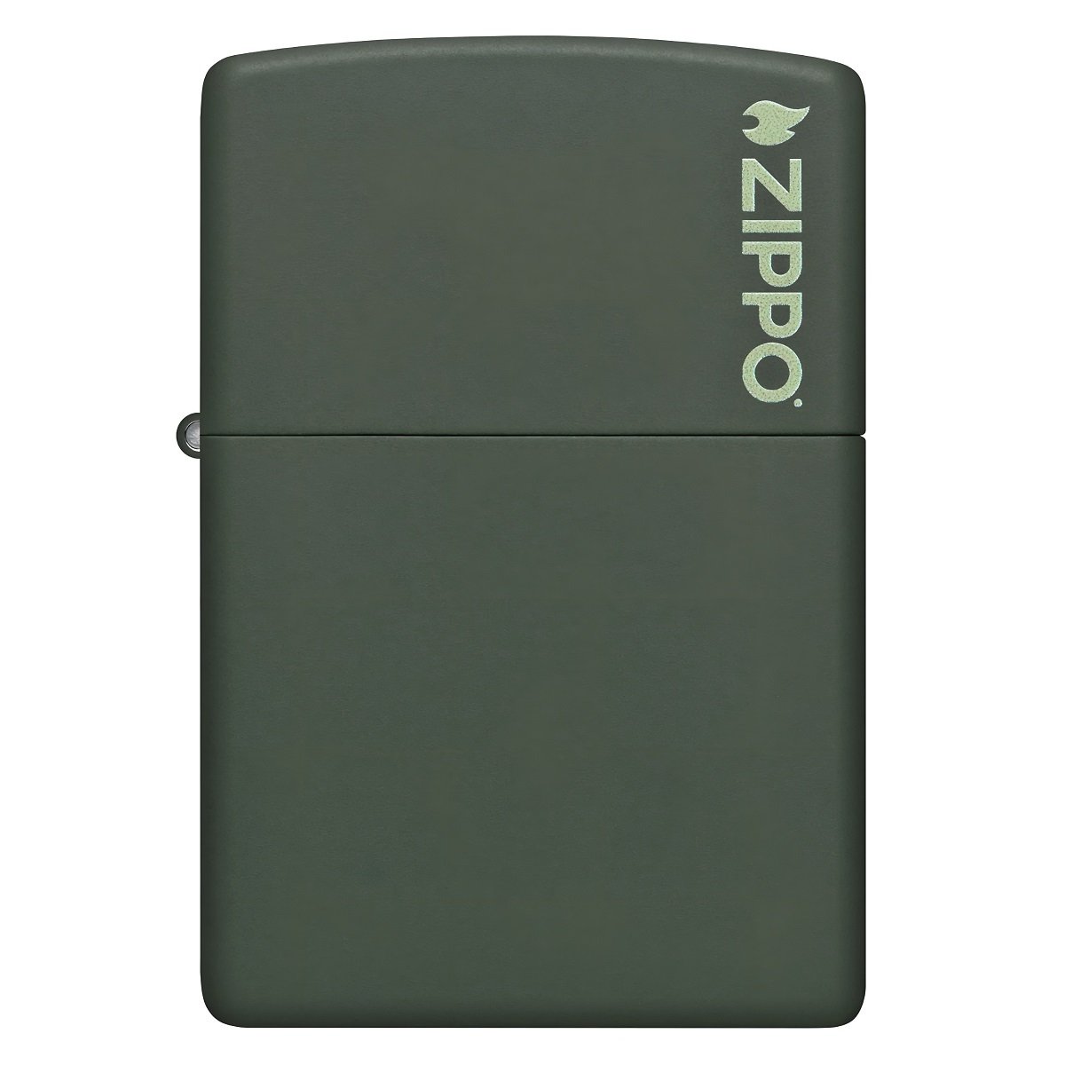 221ZL Classic Green Matte Zippo Logo