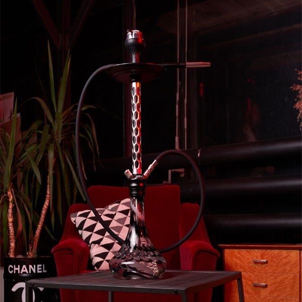 Narghilea Amy Deluxe Black Silver 75 cm