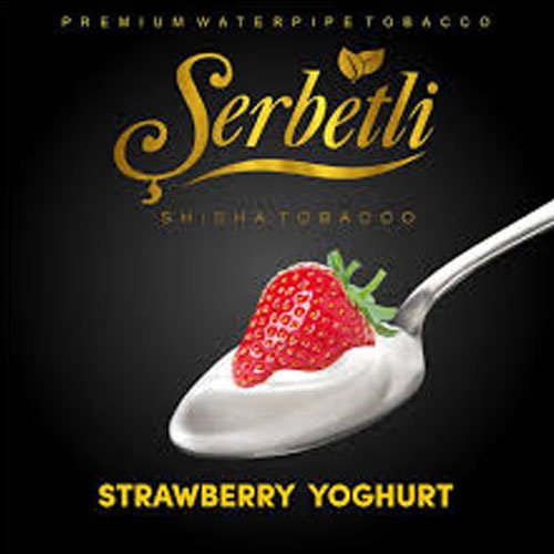 Tutun pentru narghilea Serbetli Iaurt de căpșuni 50g