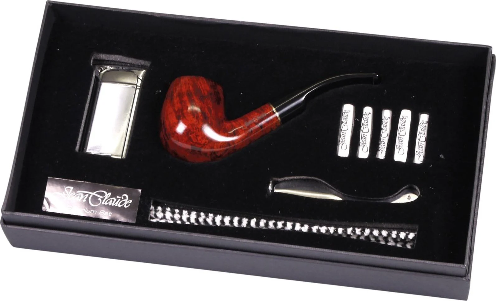 Set pentru pipa JEAN CLAUDE “Premium Set” ROȘU (409794)