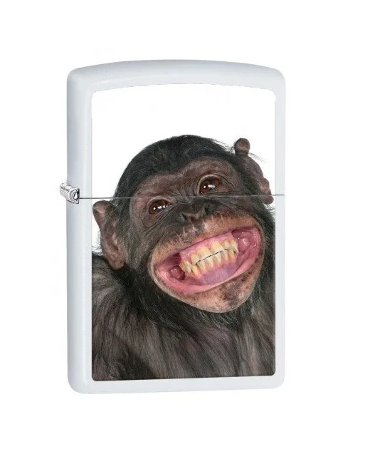 ZIPPO 28661 Monkey White Matte Color