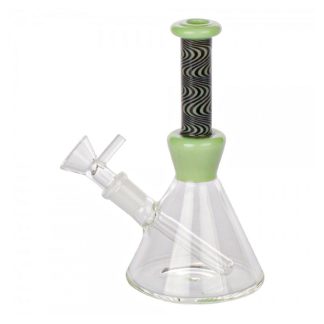 Bong Amsterdam | Limited Edition Mixed Bubbler Series Green - H:16cm - Ø:50mm - SG:14.5mm