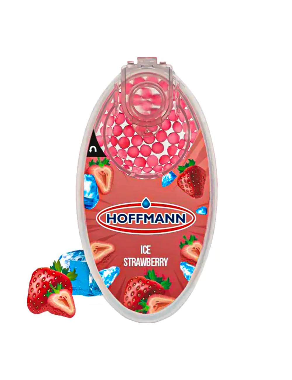Capsule aromatice HOFFMANN „Ice Strawberry” (100 capsule)