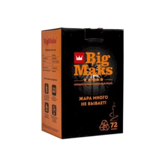 Cărbune BIGMAKS 1kg, 72pcs, 25mm
