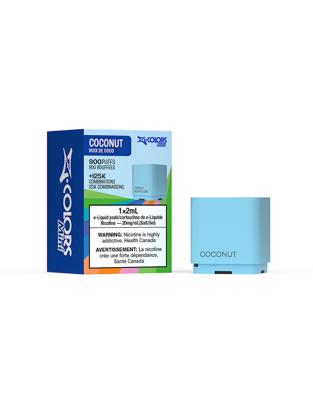 Cartuse Z-COLORS 2ml Coconut (CONT)