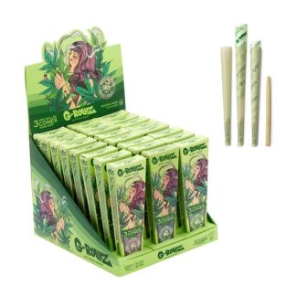 Conuri pre-rulate G-ROLLZ | Collector "Colossal Dream" Organic Green Hemp - 3 KS Cones