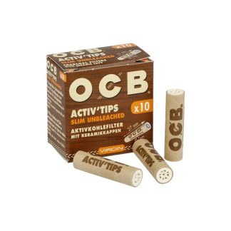 Filtre OCB VIRGIN ACTIV sfaturi CHARCOAL 27mm Ø 7mm