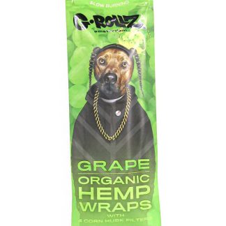 G-ROLLZ | 4x Grape Flavoured Hemp Wraps + Corn Husk Tips - 'Rap