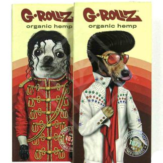 G-ROLLZ | 'Vegas Pop' - Organic Hemp Extra Thin - 50 KS Papers + Tips & Tray