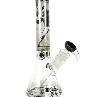G-Rollz | Banksy's 'Bulletproof Dove' - Beaker Bong White