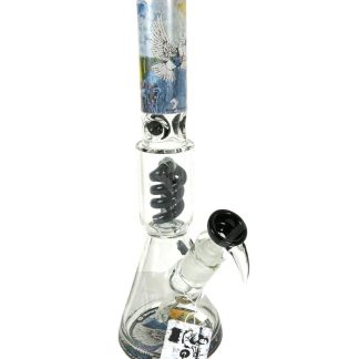 G-Rollz | Banksy's 'Bulletproof Dove' - Spiral Percolator Beaker