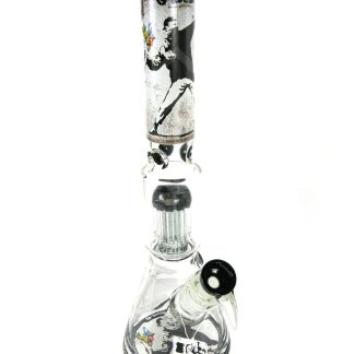 G-Rollz | Banksy's 'Flower Thrower' - Beaker Bong