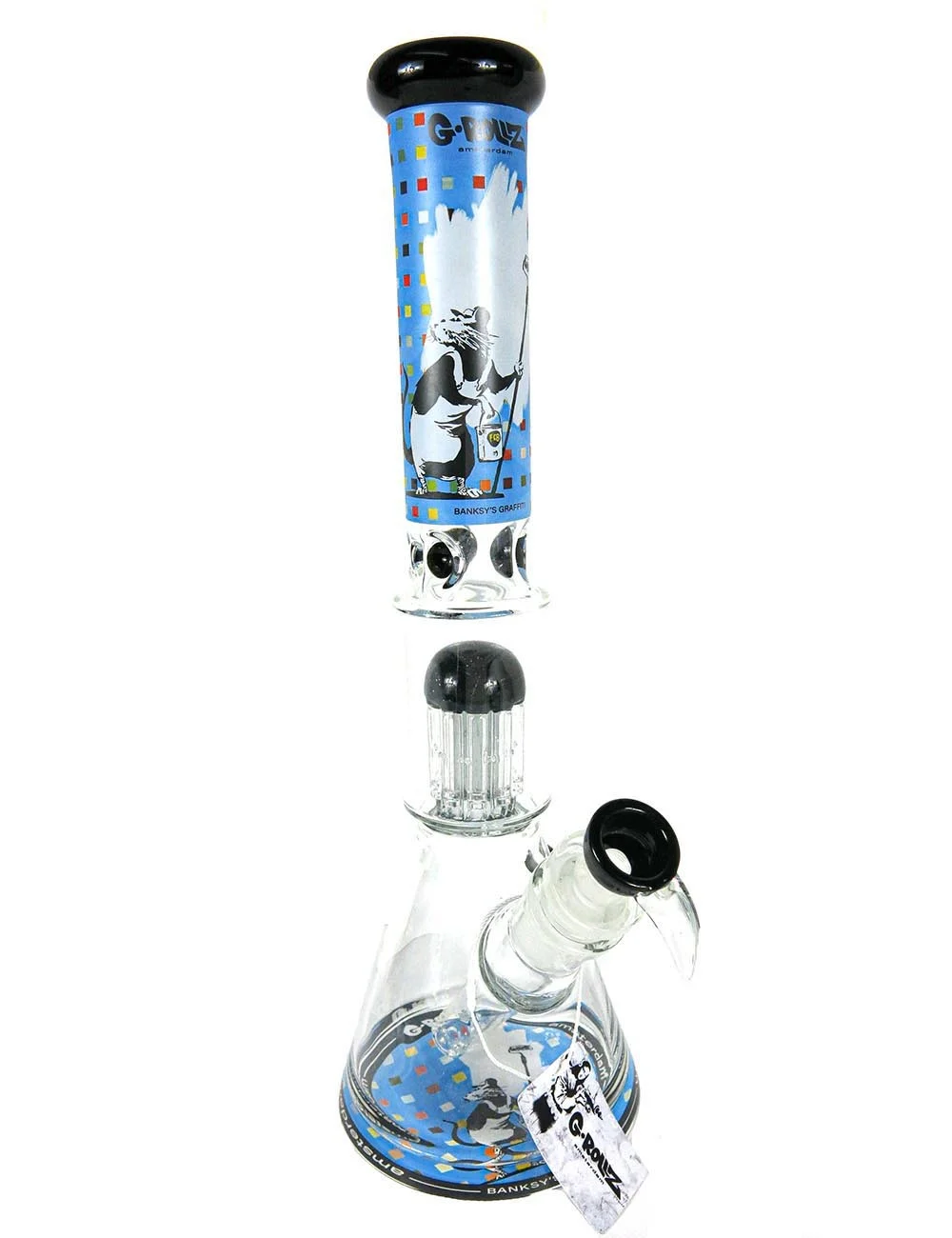 G-Rollz | Banksy's 'Paintroller Rat' - Beaker Bong