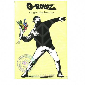 G-ROLLZ | Banksy's Graffiti - Organic Hemp Extra Thin - 50 '1¼' Papers + Tips