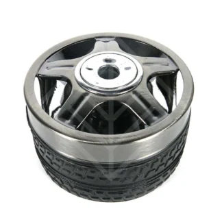 Scrumiera tire design "wheel rim & Ferrari gear shift" ass.9cm