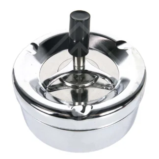 Scrumiera Spinning chrome/chrome 11cm