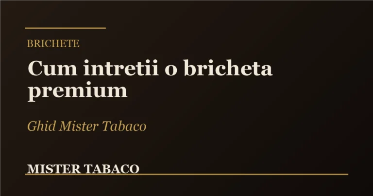 Cum întreții o brichetă premium pentru funcționare corectă